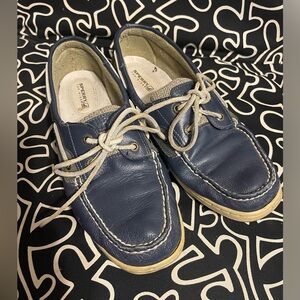 Sperry Top-Sider Navy Blue Boat Shoe - Lots of Life Left SZ 9 M